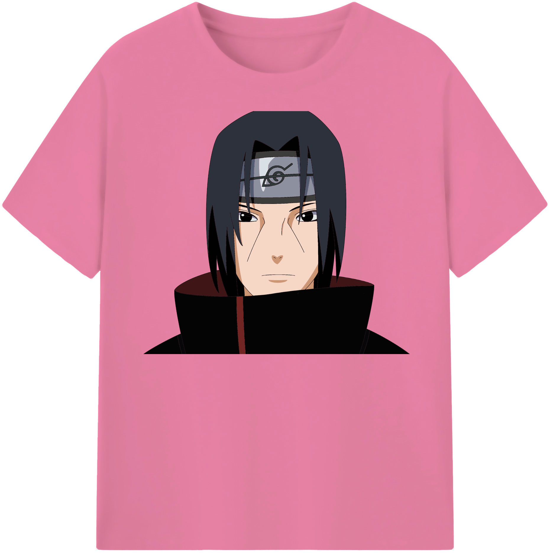 （画像用） NARUTO -ナルト- うちは イタチ Uchiha Itachi 綿100％半袖Tシャツ（フロントプリント）